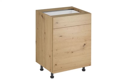 Langen D60S1 alsószekrény 1 ajtóval és 1 fiókkal - artisan tölgy