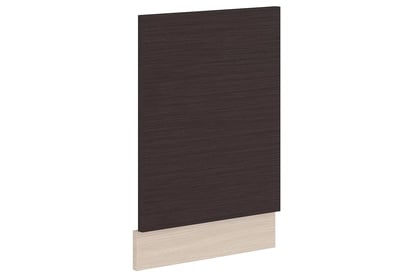 Predný panel umývačky riadu Amox 45 cm ZM 570x446 - legno tmavohnedé / otvorený panel Predná časť umývačky 45 z panelem odkrytym