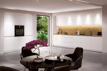 Coloană bucătărie Aspen D40SP cu două uși – alb lucios colecție mobilier kuchennych Aspen - alb luciu 