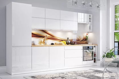 Coloană bucătărie Aspen D60ZL pentru frigider încorporabil – alb lucios colecție mobilier kuchennych Aspen - alb luciu 