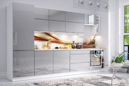 Dulap de bucătărie de bază Aspen D60 cu o ușă – gri lucios colecție mobilier kuchennych Aspen - gri luciu 