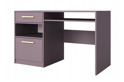 Birou modern Bali 125 cm - violet