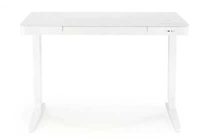 B52 íroasztal, fehér íroasztal z regulacja wysokosci B52 - 120x60 cm - fehér
