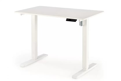 B53 íroasztal, fehér íroasztal z regulacja wysokosci B53 - 105x56 cm - fehér