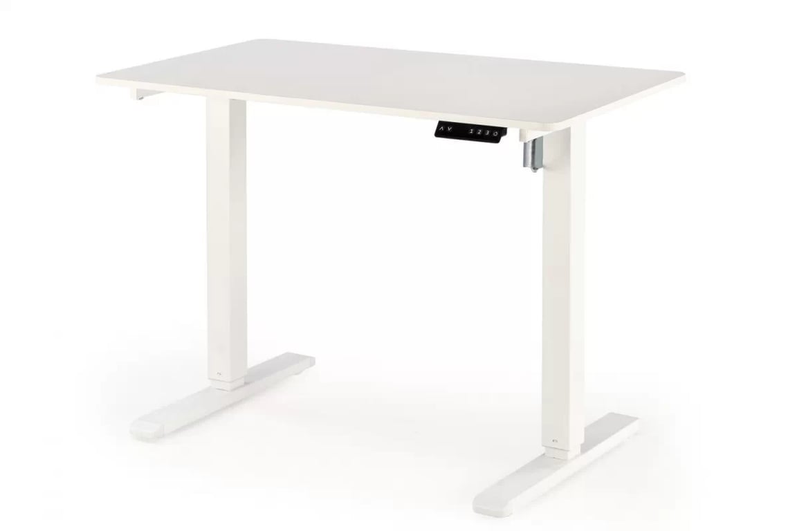 B53 íroasztal, fehér íroasztal z regulacja wysokosci B53 - 105x56 cm - fehér