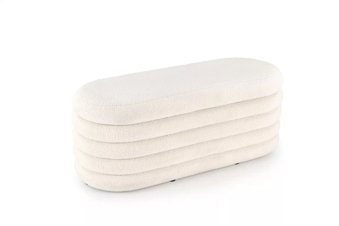 BLISS pad tárolóhellyel, krém bliss lawka z funkcja pojemnika, Krémový