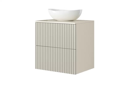 Blat Nicole 60 cm - MDF cașmir Blat Nicole 60 cm - MDF cașmir - chiuvetă blat și dulap suspendat din cașmir