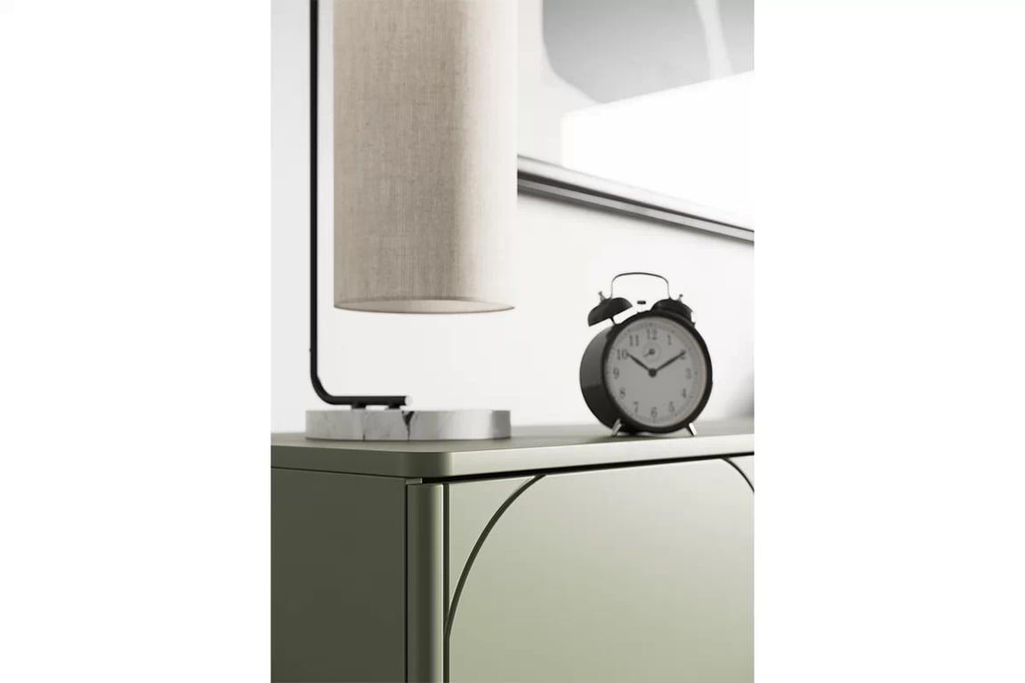 Comodă cu trei uși și patru sertare Sonatia 150cm - Olive Comoda sonatia