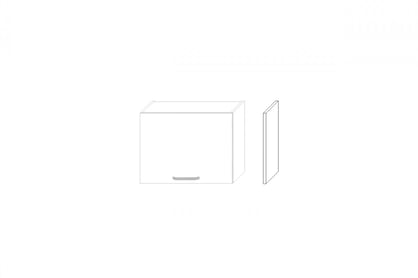 Bočný panel Kammono P2 výška 35 cm pre závesnú skrinku