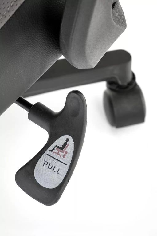 Scaun de birou Liwino cu cotiere - gri/negru chrono Fotoliu  gabinetowy popielato-negru