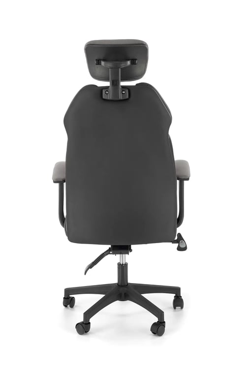 Scaun de birou Liwino cu cotiere - gri/negru chrono Fotoliu  gabinetowy popielato-negru