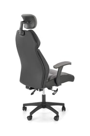 Scaun de birou Liwino cu cotiere - gri/negru chrono Fotoliu  gabinetowy popielato-negru