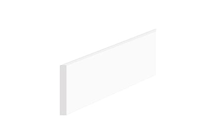 Plintă de bază Aspen de capăt adâncă – alb