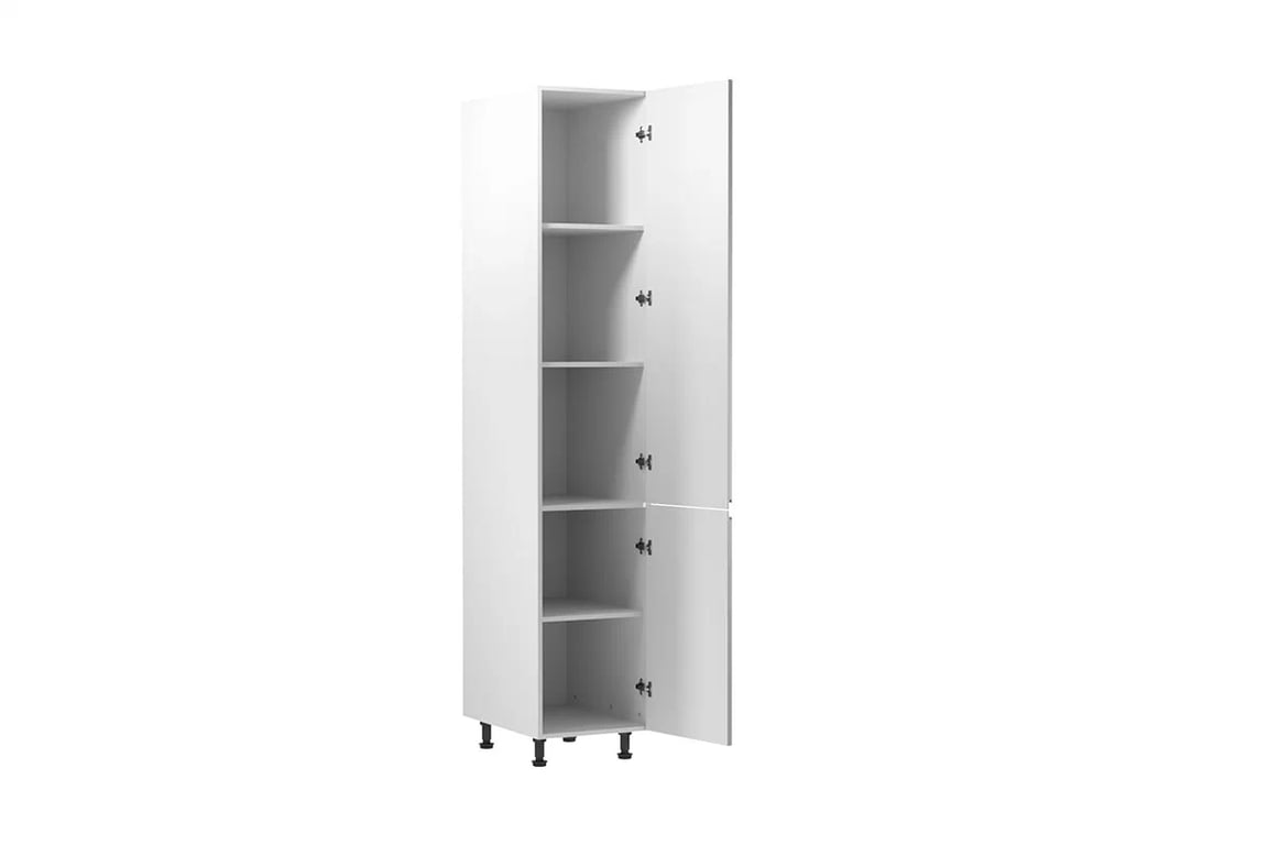 Coloană de bucătărie înaltă Aspen D40SP – gri lucios mare rafturi kuchenny Aspen D40SP - wnetrze