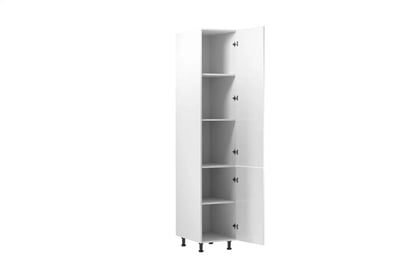 Coloană bucătărie Aspen D40SP cu două uși – alb lucios mare rafturi kuchenny Aspen D40SP - wnetrze