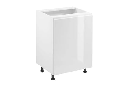 Corp de bază bucătărie Aspen D60 cu o ușă – alb lucios
