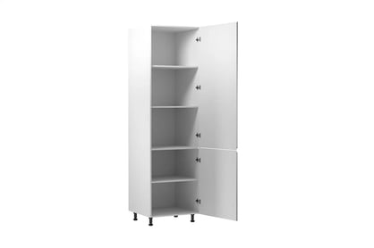 Coloană de bucătărie Aspen D60R dublă – gri lucios mare rafturi kuchenny Aspen D60R - wnetrze