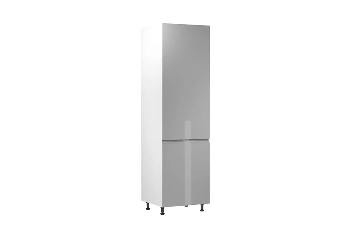 Coloană de bucătărie Aspen D60R dublă – gri lucios mare rafturi kuchenny Aspen D60R - gri luciu