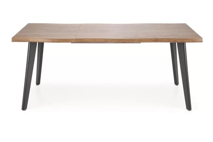 Sanvi 2 kihúzható asztal 150-210x90 cm - natúr / fekete lábak dickson 2 stůl rozkladany 150-210/90 cm, Deska - přírodní, Nohy - Fekete