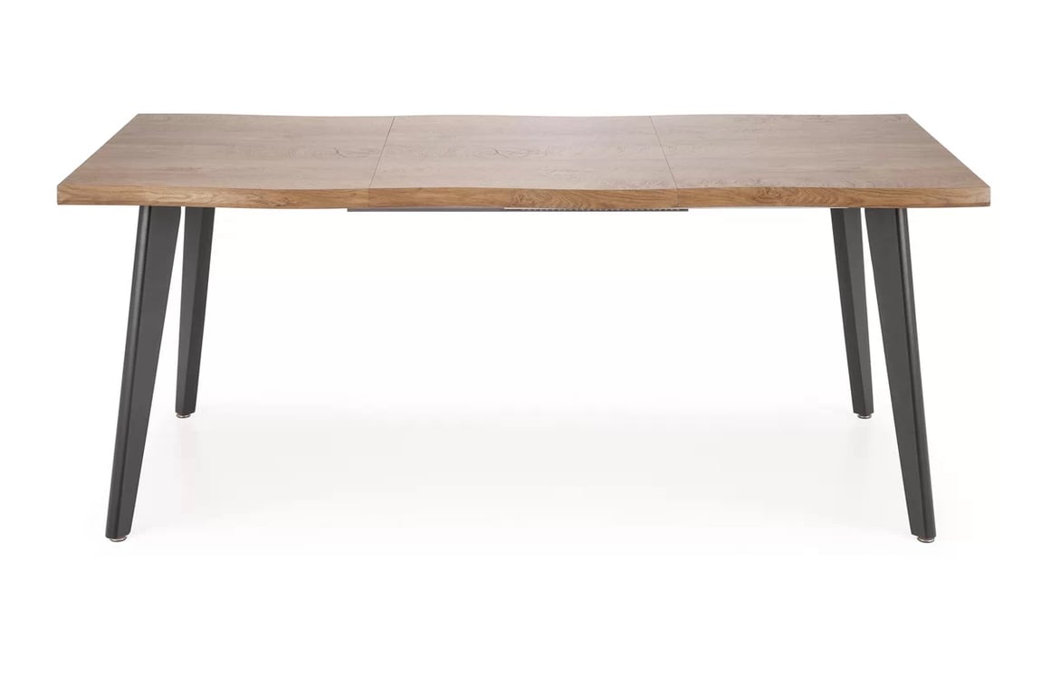 Sanvi 2 kihúzható asztal 150-210x90 cm - natúr / fekete lábak dickson 2 stůl rozkladany 150-210/90 cm, Deska - přírodní, Nohy - Fekete