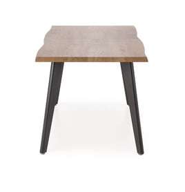 Sanvi 2 kihúzható asztal 150-210x90 cm - natúr / fekete lábak dickson 2 stůl rozkladany 150-210/90 cm, Deska - přírodní, Nohy - Fekete