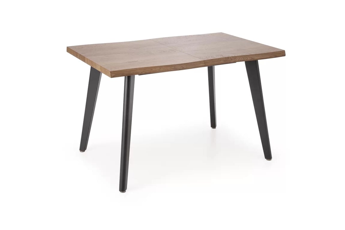 Sanvi 2 kihúzható asztal 150-210x90 cm - natúr / fekete lábak dickson 2 stůl rozkladany 150-210/90 cm, Deska - přírodní, Nohy - Fekete
