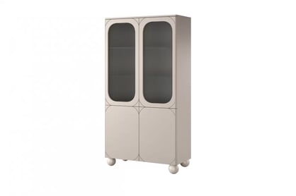 Sonatia II kétajtós vitrin 100 cm - kasmír