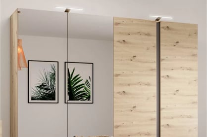 Dvojbodové LED osvetlenie do Skrine Arcano 220 cm