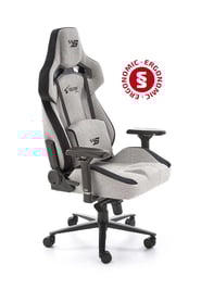 Welonio ergonomikus fotel - kőris / fekete fotel iroda alister - hamu / fekete