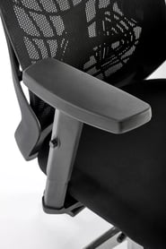 Eralio ergonomikus szék - fekete Kancelářske křeslo geronimo - Fekete