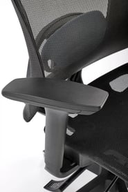 Scaun ergonomic Beliani - negru Kancelářske Fotoliu  gilberto - negru