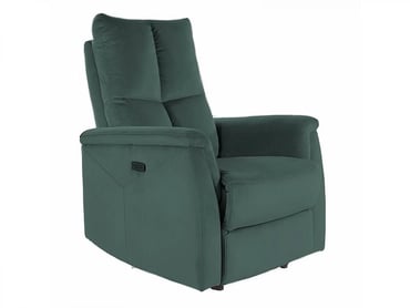 Relaxačné kreslo NEPTUN VELVET Zelený BLUVEL 78