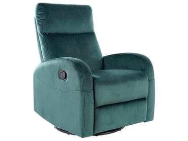 Relaxačné kreslo OLIMP VELVET Zelený BLUVEL 78