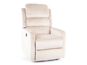 Relaxačné kreslo Pegaz Velvet - Béžová / Bluvel 28