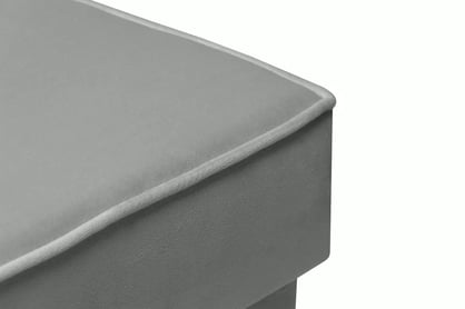 Křeslo ušák Vilano s podnožkou - šedý samet Velluto 16 / nohy buk Křeslo Ušák Vilano z podnozkiem - šedý samet Velluto 16 / Nohy buk 
