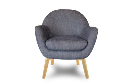 Kreslo s drevenými nohami Evora