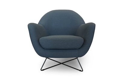 Kreslo s kokovou podstavou typu koš Mira