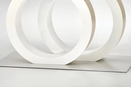 Galardo kihúzható asztal 160-200x90 cm - fehér / arany galardo stůl rozkladany, fehér / Žlutý