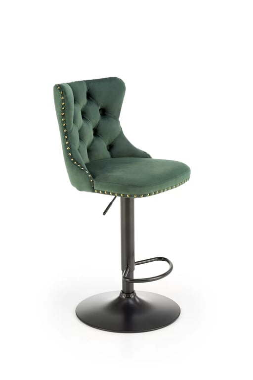 Scaun de bar H117 tapițat - verde închis h117 Barová židle tmavý Zelený
