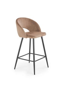 Scaun de bar H96 tapițat - bej