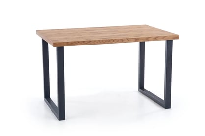 Masă pliabilă Horus 126-206 cm - stejar deschis / negru