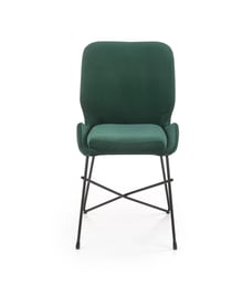 Scaun tapițat K454 - verde închis k454 Židle tmavý Zelený