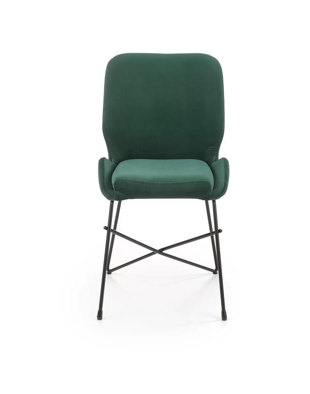 Scaun tapițat K454 - verde închis k454 Židle tmavý Zelený
