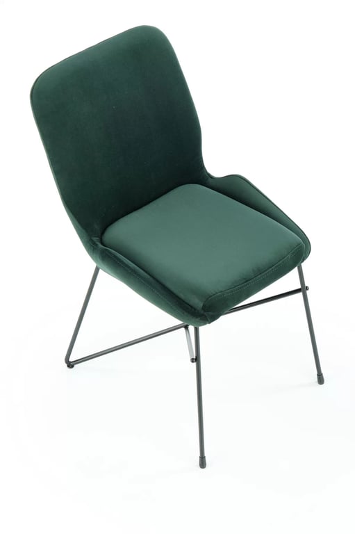 Scaun tapițat K454 - verde închis k454 Židle tmavý Zelený