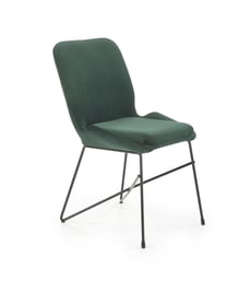 Scaun tapițat K454 - verde închis