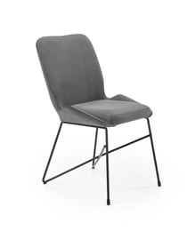 Scaun K454 tapițat - gri k454 Židle Popelový
