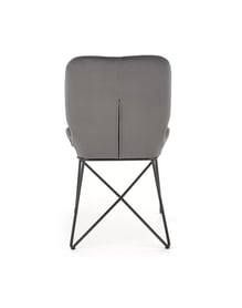 Scaun K454 tapițat - gri k454 Židle Popelový