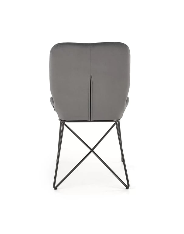 Scaun K454 tapițat - gri k454 Židle Popelový