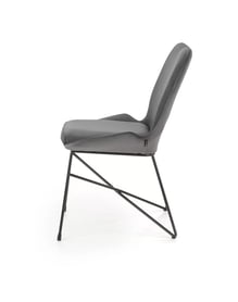Scaun K454 tapițat - gri k454 Židle Popelový