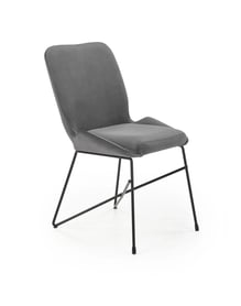 Scaun K454 tapițat - gri k454 Židle Popelavá